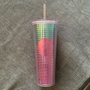 Starbucks disco cup pink and blue